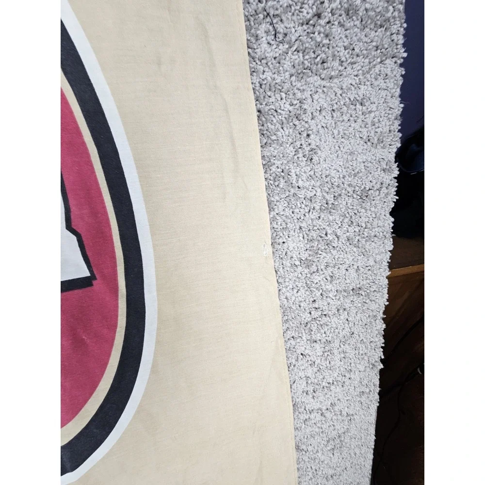 Vintage‎ Miller Lite Time Beer 49ers NFL Flag 60x31 1998 Vanguard Visual RARE